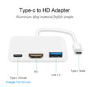 USB HUB USB Type C to HDMI-Compatible 4K Converter Adapter Type C to HD-MI/USB 3.0/Type-C for PC Laptop MacBook Huawei Mate 30