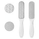 Foot Care Tool Double-sided Stainless Steel Footplate Foot Grinder Files for Feet Dead Skin Callus Peel Remover