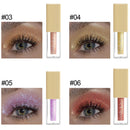 Black Glitter Eyeshadow Shimmer Eye Pigment Nude Makeup Waterproof Festival Eyes Metallic Smokey Eye Shadow Liquid Cosmetics