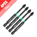 4/5/6pcs Magnetic Batch Head Impact Strong Cross PH2 High Hardness Screwdriver Set 60/70/90mm Anti Non-slip WaterProof Bits Set