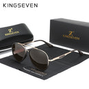 KINGSEVEN Brand Classic Pilot Polarized Sunglasses Men's Driving Male Sun Glasses Eyewear UV Blocking Oculos N7936