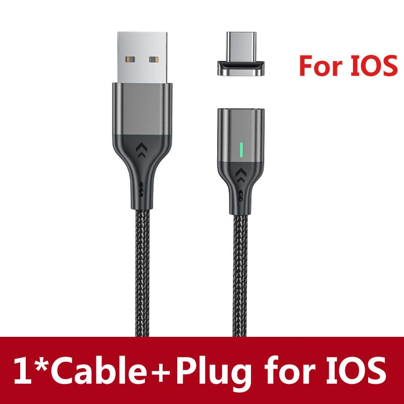 AUFU Magnetic Charge Cable Fast Charging USB Type C Cable for Samsung Xiaomi iPhone Magnet Micro USB Data Quick Charging Wire