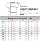 Fashionable striped printed short-sleeved T-shirt Spring/Summer casual collar crew T-shirt Soft and breathable T-shirt for