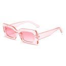 Women's Sunglasses Fashion Vintage Rectangle Frame Purple Pink Square Glasses Girls Sun Glasses Ladies Eyewear UV400