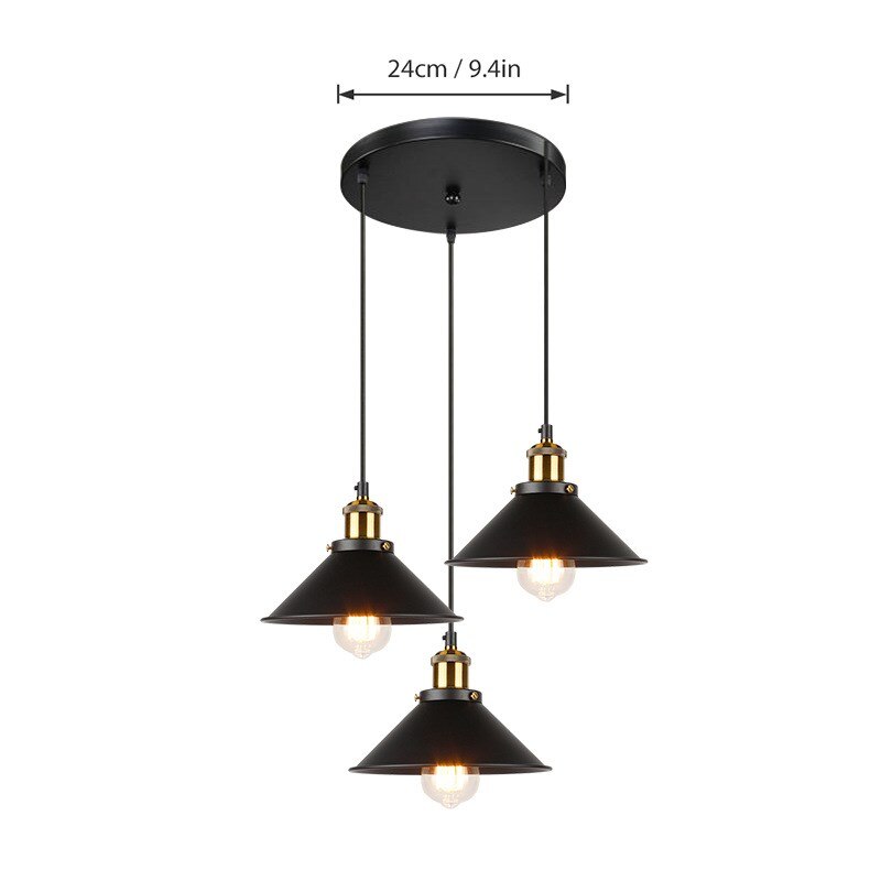 Pendant Light Lamp Lighting Hanging Lamps for Ceiling Retro Industrial Home Decor Lights Fixture