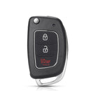 KEYYOU 4 Buttons Folding Car Key Case Shell Fob For HYUNDAI Mistra Santa Fe Sonata Tucson Accent I30 I40 I45 New Replacement