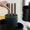 Knife Holder Multi-purpose Utensils Kitchen Cutlery Storage Cylinder Storage Box Storage Rack Shelf For Knives