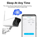 EVKVO 5MP 4G Solar Outdoor Camera PIR Motion Detection Alarm WIFI Battery Security CCTV Surveillance IP Camera Tuya / V380