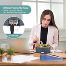 2-In-1 Electric Heating Lunch Box Car + Home 12V/220/110V Portable Stainless Steel Liner Bento Lunchbox Food Container Bento Box