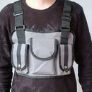 Functional Tactical Chest Bag For Men Fashion Bullet Hip Hop Vest Streetwear Bag Waist Pack Unisex Black Chest Rig Bag 899