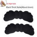 2pcs Shoe Heel Insoles Foot Heel Pad Sports Shoes Adjustable Antiwear Feet Inserts Insoles Heel Protector Sticker Insole Brioche