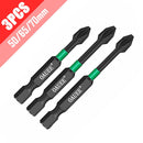 4/5/6pcs Magnetic Batch Head Impact Strong Cross PH2 High Hardness Screwdriver Set 60/70/90mm Anti Non-slip WaterProof Bits Set