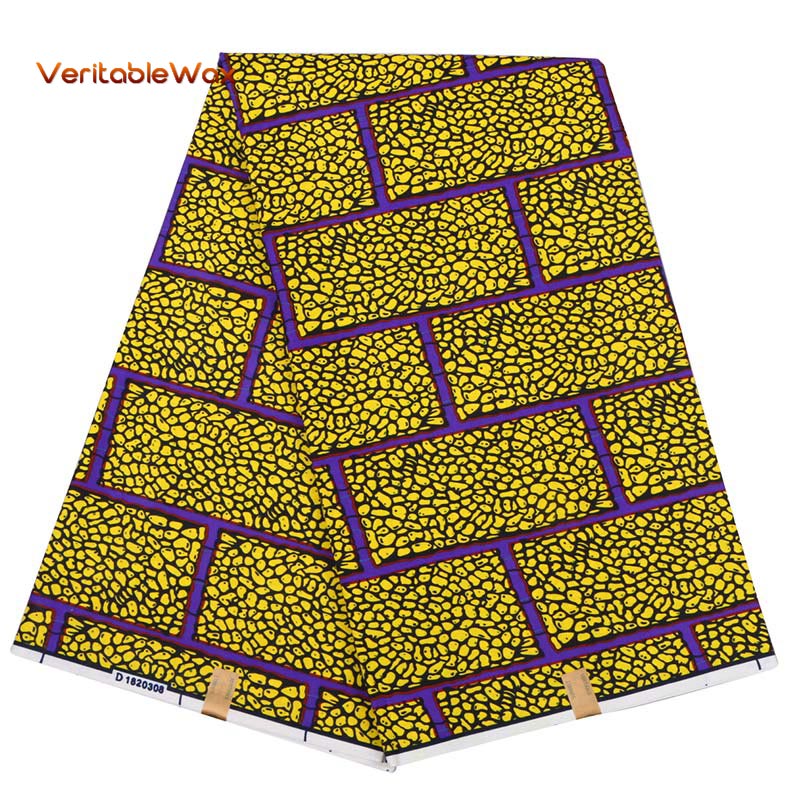 Ankara African prints patchwork textile fabric 100% polyester real wax sewing dress DIY craft tissu breathable pagne A-16