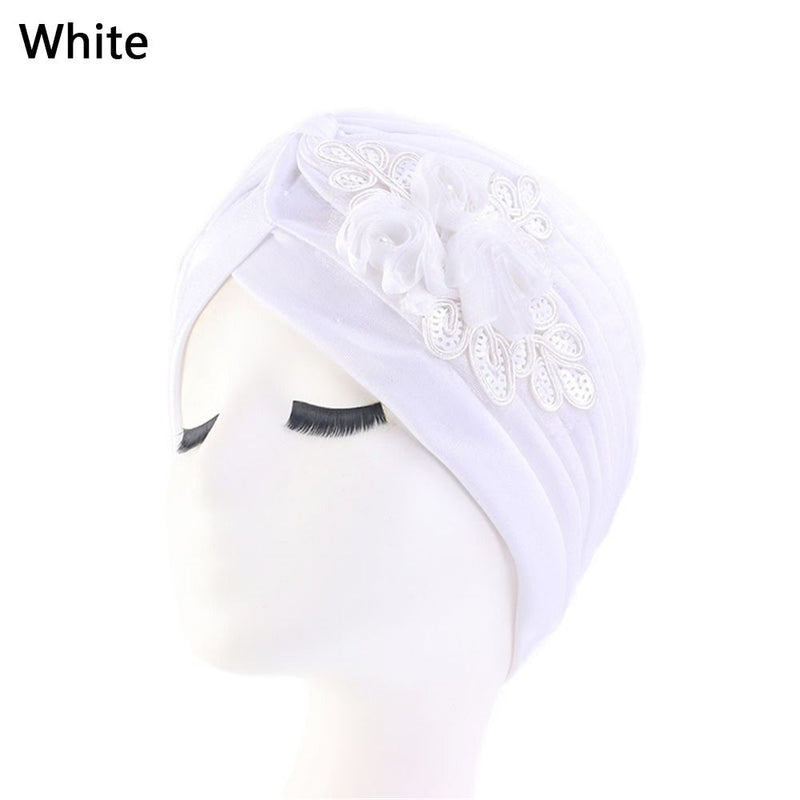 Women Shine Silver Gold Knot Twist Turban Headbands Cap Autumn Winter Warm Headwear Casual Streetwear Female Muslim Indian Hats