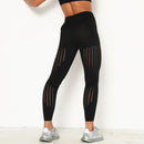 Women Seamless Leggings Sexy Mesh Push Up High Waist Workout Pants Fitness Sport Seamless Leggings Gym Female Slim Legging