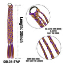 Synthetic Ponytail Hair Extensions Fishtail Fishbone Drawstring Ponytail 20Inch Wrap Around Ponytail For White Women False Braid