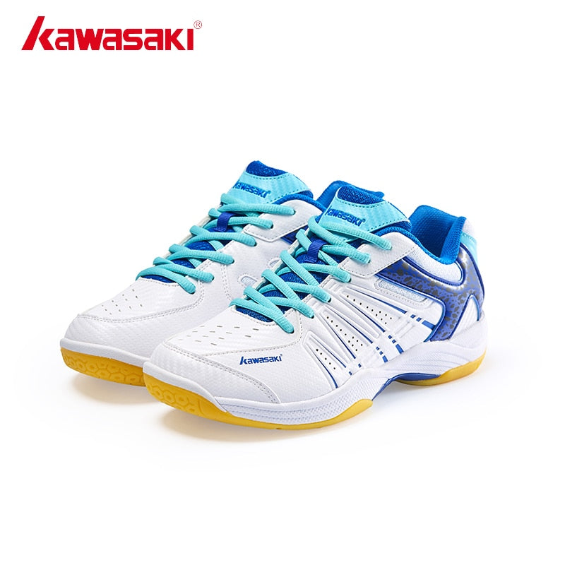 Kawasaki New Badminton Shoes Sneakers Mens Tennis Breathable Anti-Slippery Sport Shoes for Men Women K-065D