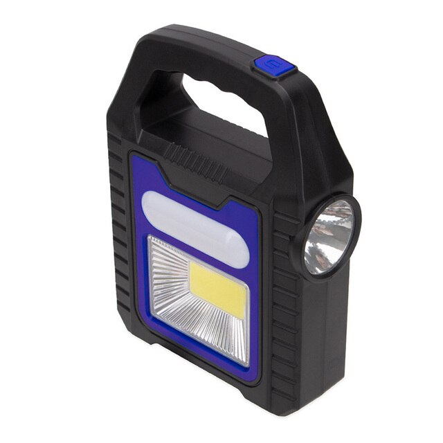 Z2 Portable Solar Lantern COB LED Work Lamp Waterproof  Emergency Spotlight USB Rechargeable Handlamp for Outdoor Hiking Camping