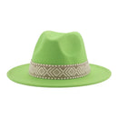 Panama Hat Western Cowboy Hats for Women Solid Big Brim Casual Fedoras Men Women Camel Black White Felted Hat Sombreros Gorras