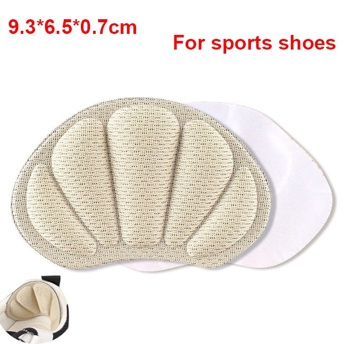 2pcs Shoe Pad Foot Heel Cushion Pads Sports Shoes Adjustable Antiwear feet Inserts Insoles Heel Protector Sticker Insole brioche