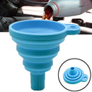 Car Engine Funnel Universal Silicone Liquid Funnel Washer Fluid Change Foldable Portable Auto Engine Oil Petrol Change Funnels