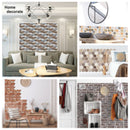 3D Wall Stickers 30x30cm Water and Oil Proof Not Fade wall papers Imitation Brick Tile Stone grain cobblestone for Home Decorate