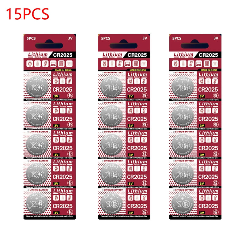 20pcs Pkcell Cr2025 Cr 2025 Ecr2025 Br2025 Lithium Button Cell Battery For  Remote Control Led Tea Light Vibes Calculators Car - Button Cell Batteries  - AliExpress