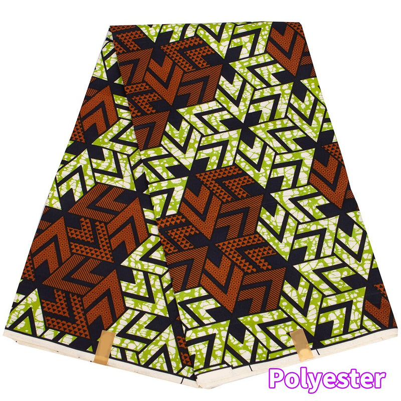 Ankara En Tissu African Real Wax Print Fabric VeritableWax High Quality 6 Yards 3Yards African Fabric For Party Dress A-13