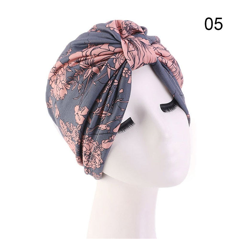 Women Shine Silver Gold Knot Twist Turban Headbands Cap Autumn Winter Warm Headwear Casual Streetwear Female Muslim Indian Hats