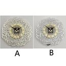 Acrylic Mirror Islamic Quartz Wall Clock  Wall Decor Pendulum Muslim Art Calligraphy Living Room Decor Home Decoration