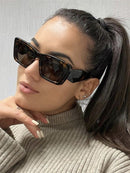 New Trend Sunglasses Women Luxury Brand Vintage Square Sun Glasses Fashion Retro Ladies Cat Eye Eyewear Eyeglasses oculos de sol