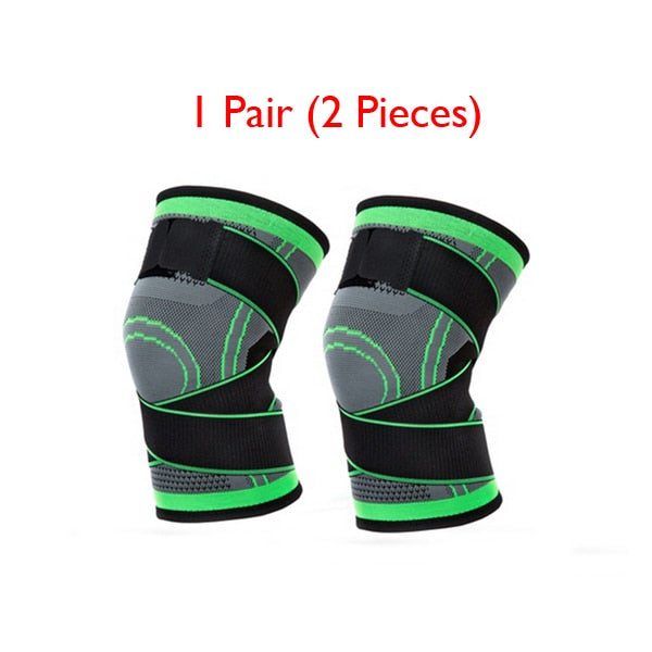 1/2PCS Sport Knee Support Compression Sleeves Joint Pain Arthritis Relief  Running Fitness Elastic Wrap Brace Knee Pad Men Women - AliExpress
