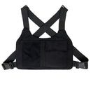 Functional Tactical Chest Bag For Men Fashion Bullet Hip Hop Vest Streetwear Bag Waist Pack Unisex Black Chest Rig Bag 899