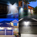 100 LED Solar Lamps 1/2/4Pcs Outdoor Solar Wall Lights PIR Motion Sensor Solar Powered Sunlight Street Light for Garden Lights