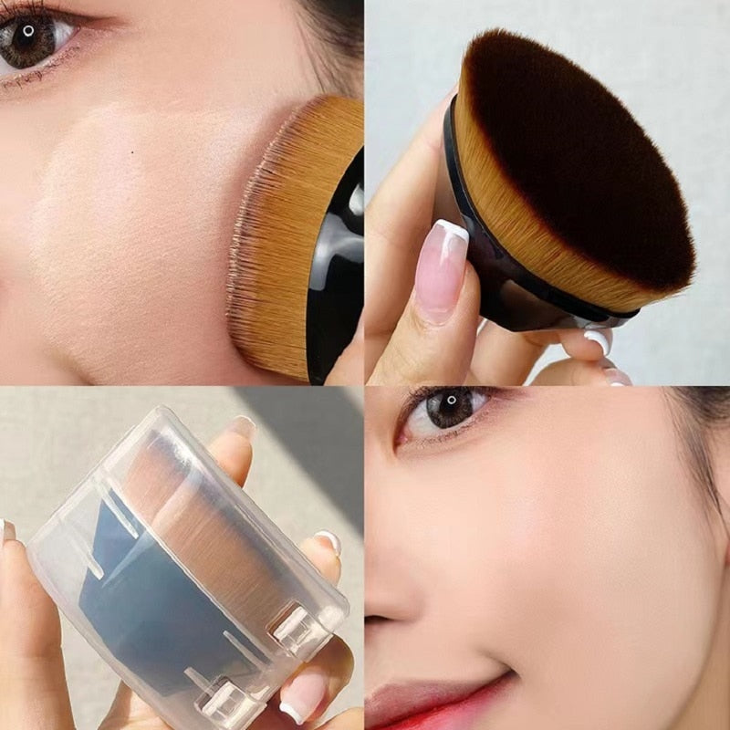 Hexagon Makeup Brush Beauty Powder Face Blush Es Portable Professional Foundation  Large Cosmetics Soft Base Make Up
