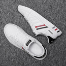 Men's Casual Shoes Lightweight Breathable Men Shoes Flat Lace-Up Men Sneakers White Business Travel Unisex Tenis Masculino