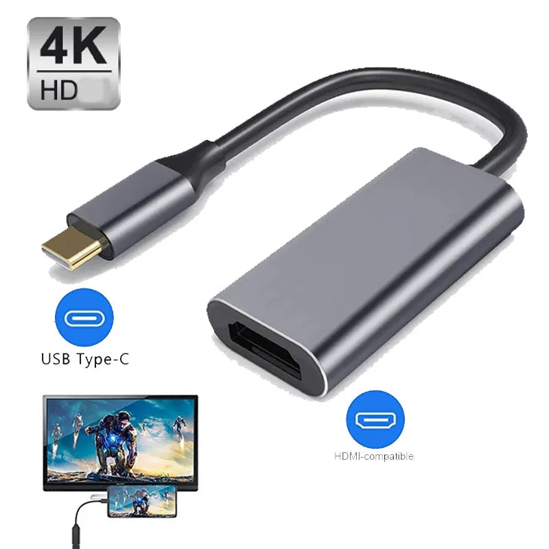 Hdmi Cable Tablet Huawei Con Hdmi USB C To HDMI-Compatible Adapter