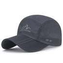 Fashion Folding Hat Quick Drying Ultra-Thin Breathable Baseball Cap For Men Snapback Folding Sport Outdoor Cycling Running Hats