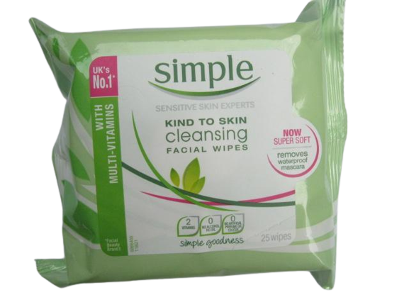 Simple Active Facial Wipes