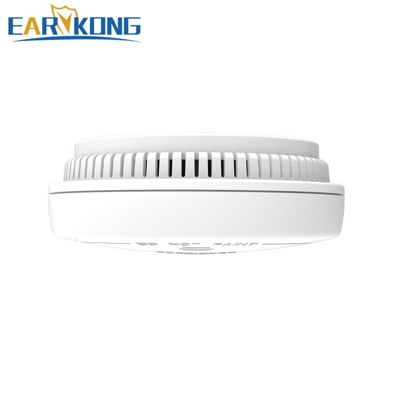Fire Protection 433MHz Smoke Detector Wireless White Color Smoke Sensor Highly Sensitive alarm fire For Home Alarm System