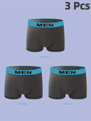 1/3/6 Packs of Men's Breathable Quick-Drying Boxer Briefs with High Elasticity And Skin-Friendly Material, Adult Underwear for Men'S Casual Sports Underwear, Suitable for S/M/L Sizes