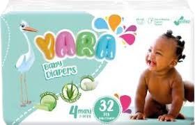 Yara Maxi Diaper Twin SIze 4 by 32