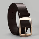 1pc Men'S Fashionable PU Leather Belt, Simple And Retro Design, Smooth Buckle, for Men Daily Life, Leisure Time Party Festival Workvalentine'S Day