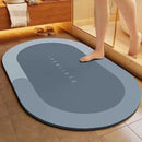Ultra-Fast Drying Non-Slip Bath Mat - Soft Polyester Shower Rug for Bathroom, Bedroom, Kitchen & Laundry - Essential Shower Accessory