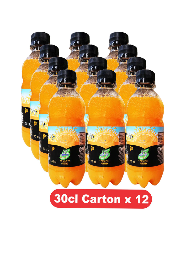 5 Alive Juice Pulpy Orange 30cl