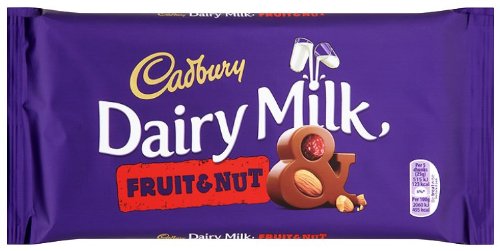 Cadbury Dairy  Chocolate Fruit&Nut 120g