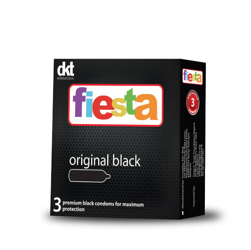 Fiesta 3in1 Original Black Condom