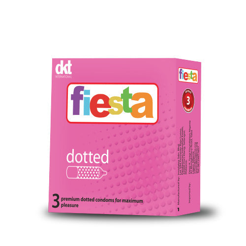 Fiesta 3in1 Dotted Condom