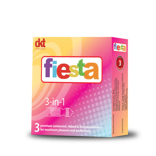 Fiesta 3in1 Contoured Condom