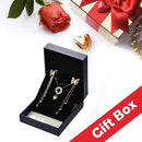 Stainless Steel Butterfly Necklace Earrings Set for Women 14K Gold Plated Hypoallergenic Jewelry Sets